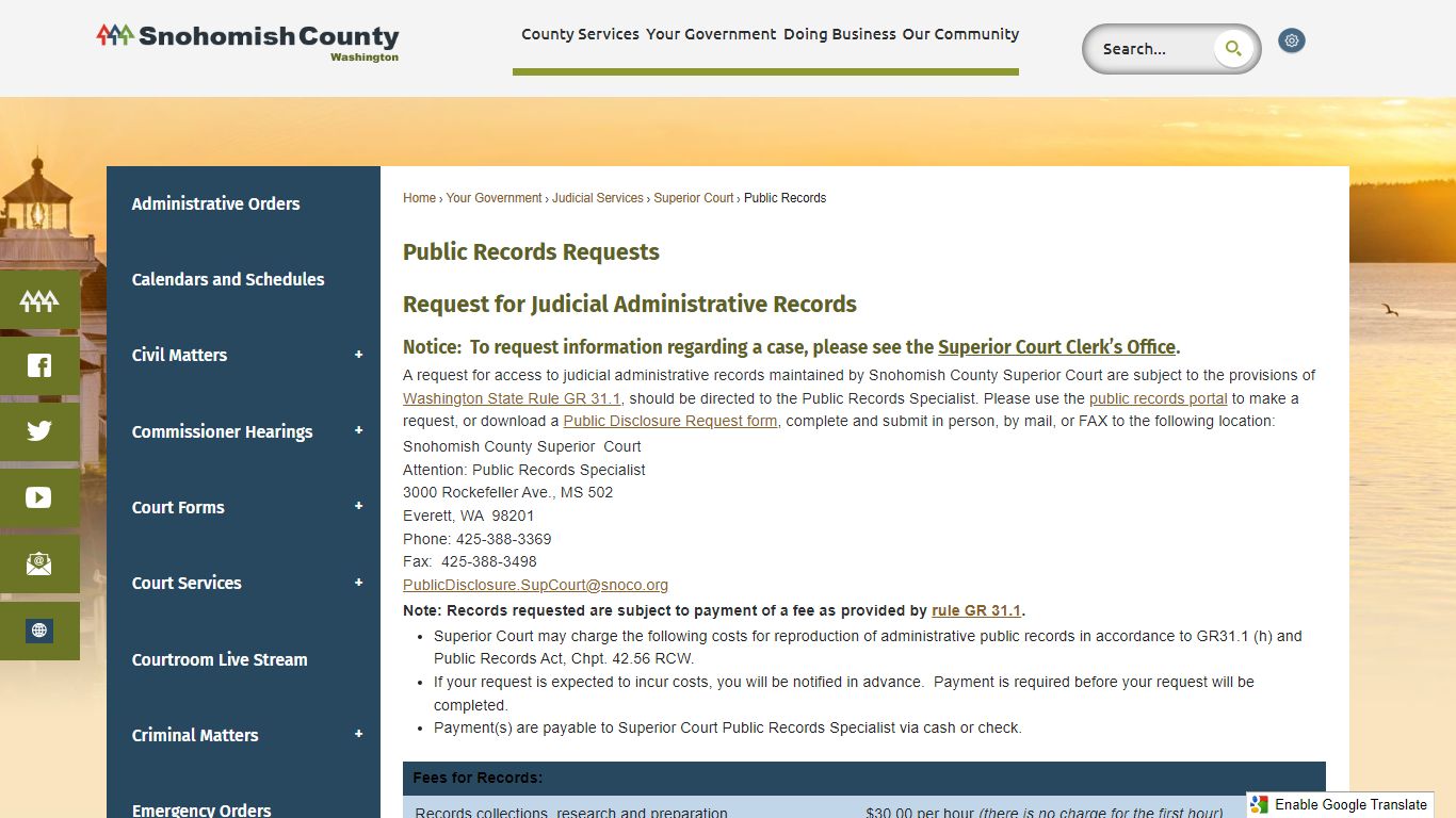 Public Records Requests | Snohomish County, WA - Official Website